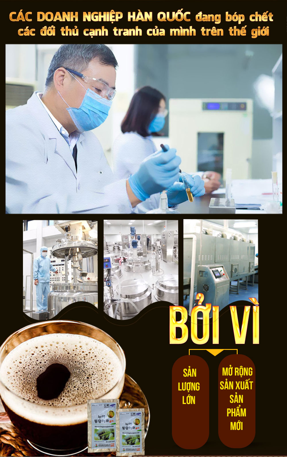 Đông trùng hạ thảo dạng nước