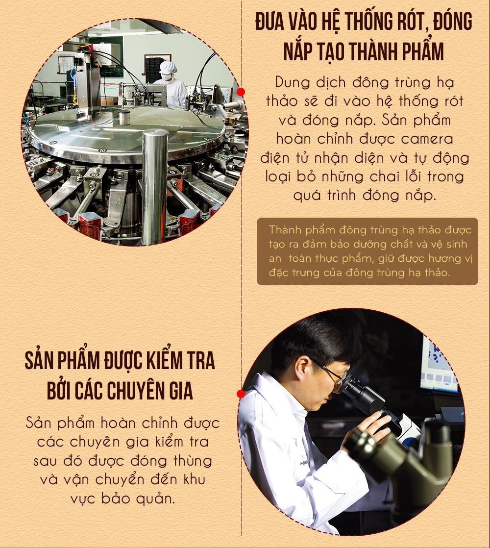 Đông trùng hạ thảo dạng nước