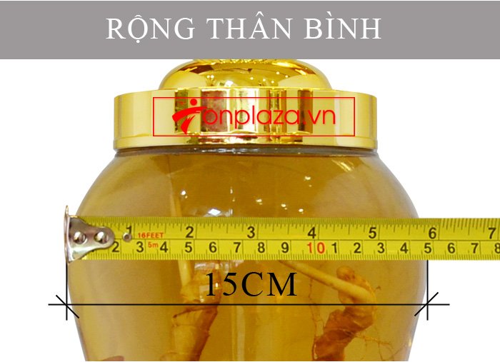 Bình sâm Ngọc Linh tươi củ nhỏ 3.5L NS394 6