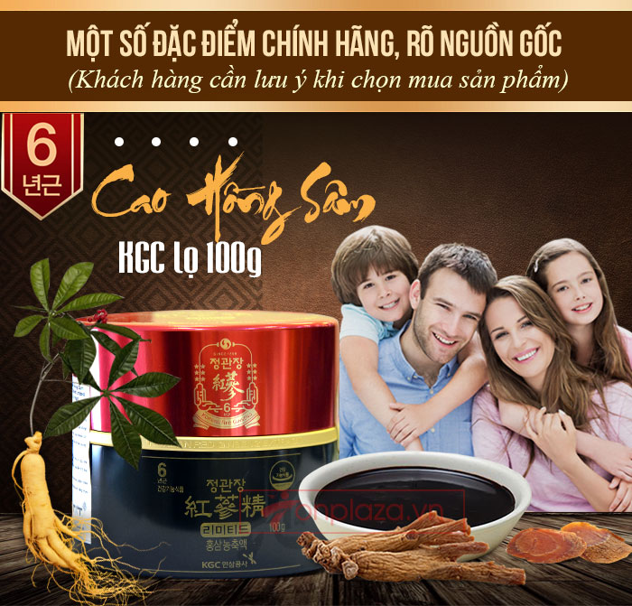 Cao hồng sâm cao cấp chính phủ KGC lọ 100g NS449 2