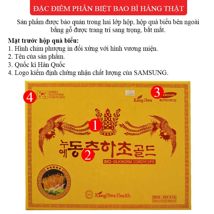 ĐTHT hộp gỗ vàng 60 gói cao cấp D043 1