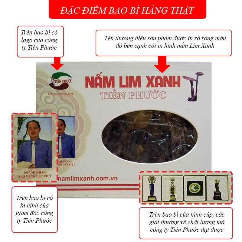 Nấm Lim Xanh Tiên Phước 0.5 kg (hồng chi) L013 2