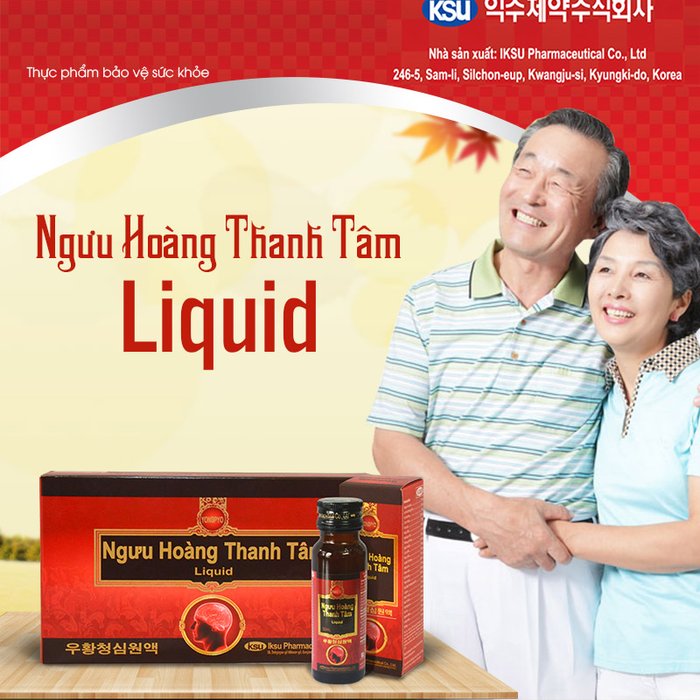 Ngưu hoàng thanh tâm Hàn Quốc Liquid A035 1