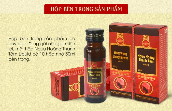 Ngưu hoàng thanh tâm Hàn Quốc Liquid A035 4