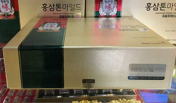 Nước Hồng Sâm cao cấp chính phủ KRG Tonic Mild (Cheong Kwan Jang) Hộp 30 gói NS635 11