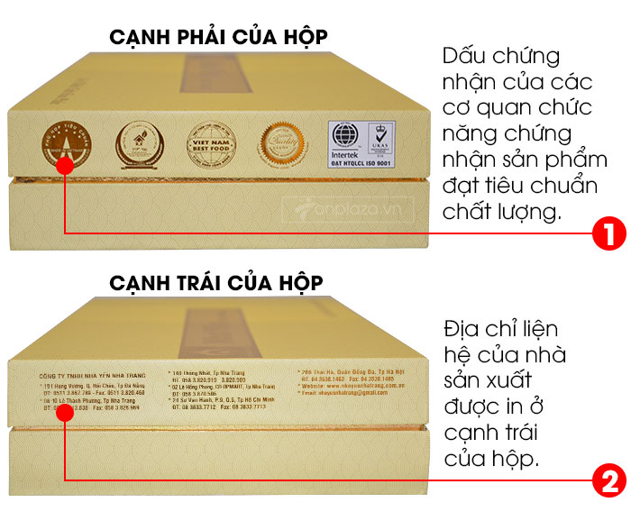 Yến trắng thô thượng hạng (100g/hộp) cao cấp Y065 2