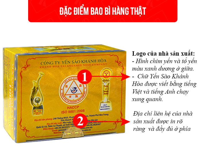 Yến trắng tinh chế Khánh Hòa hộp 3g (H011) Y016 1