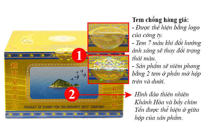 Yến trắng tinh chế Khánh Hòa hộp 3g (H011) Y016 2